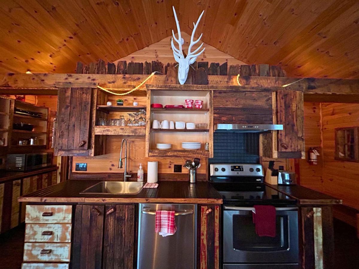 Husky - Chalets De Moh - Jacuzzi La Malbaie Eksteriør billede