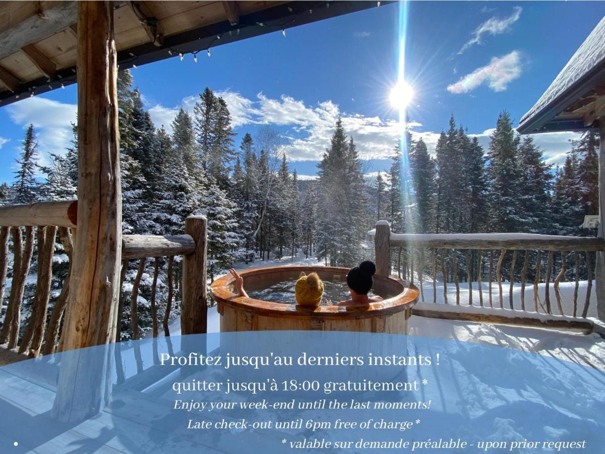 Husky - Chalets De Moh - Jacuzzi La Malbaie Eksteriør billede